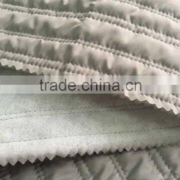 Hotsale Stripe Polyester Embroidered Thermal Quilting Fabric photo-2