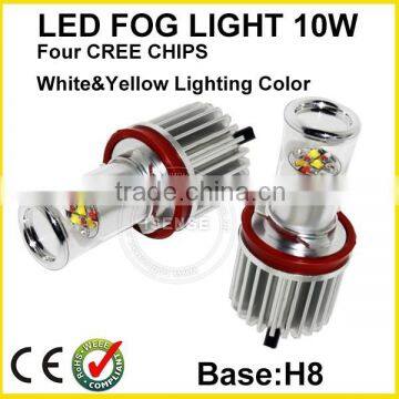 New Technology! Dual Color Fog Light 1200LM H8 20W Cr-ee Led Auto Headlight photo-2