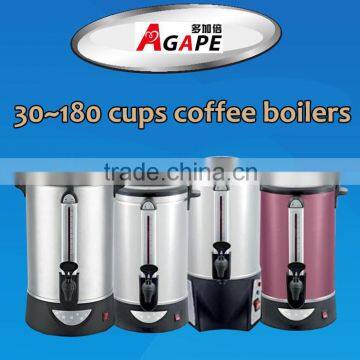 30~180cups Buffet Equipment Restaurant Coffee Dispenser Stainless Steel Coffee Urn