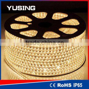 Warm White SMD 3528 High Voltage 220V LED Strip Light Waterproof