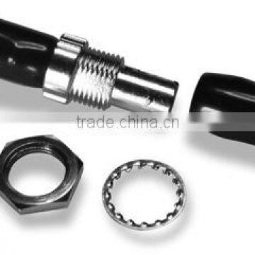 Rubber like electrical end cap for thread