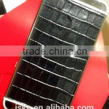 Best Selling 24kt Gold With Genuine Leather Custom Housing for IPhone 6s Case photo-6