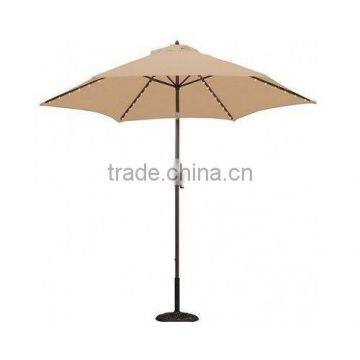 9' Beige Solar LED Aluminium Patio Umbrella Light Deck Gazebo Yard Tilt                        
                                                Quality Choice