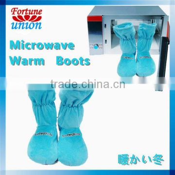 microwave warm boots