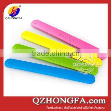 Promotional Cheap 3D Logo Silicone Slap Bracelets photo-4