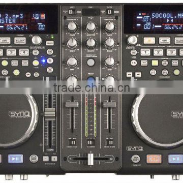 SYNQ Professional Tabletop All-in-one DJ Workstation With Scratch