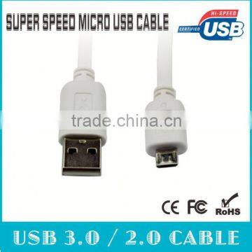 5v micro usb printer cable with Pure copper conductor