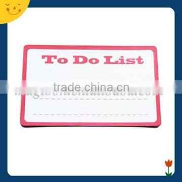 Rectangle paper magnetic message board