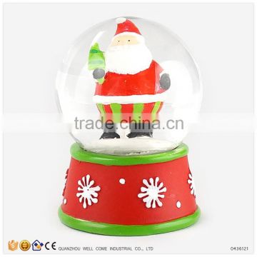 Water Ball Christmas Red Santa Claus