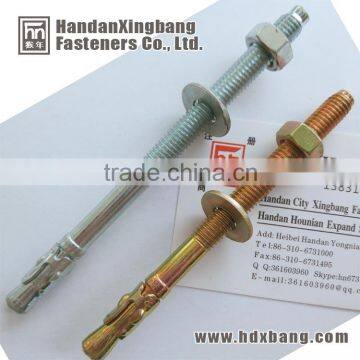China Hebei Din M24 Wedge Anchor Through Bolt With Zinc Plated photo-3
