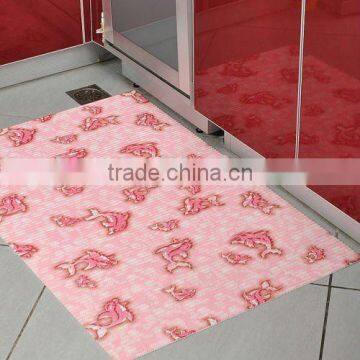 Anti-slip PVC Floor cover,ptinted kitchen floor mats