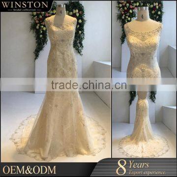 OEM ODM Customized New Hand Work Design Wedding Dress