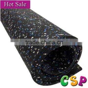 Hot sale China manufacturer noise reduction gym rubber flooring