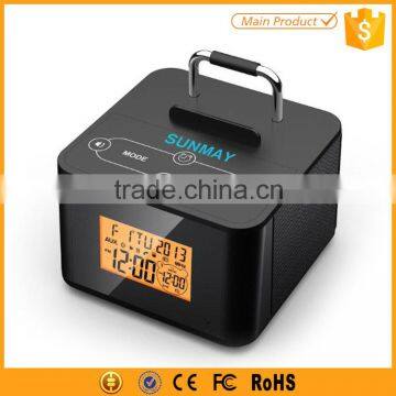 6W 2000mah power bank bluetooth speaker with LCD display