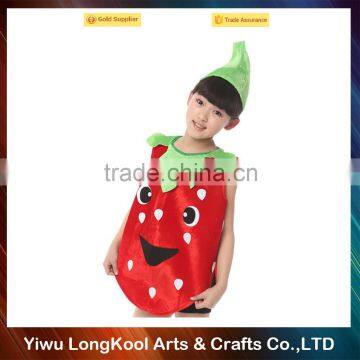Best Selling High Quality Kids Halloween Strawberry Cosplay Costume Fruit Costume for Party photo-5
