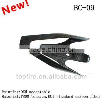 2014 new design and hot selling lightweight T800 Toraycam,UCI standard carbon fiber Bottle Cage BC-09