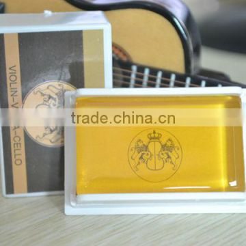 violin shape wood box packaged italian violin rosin