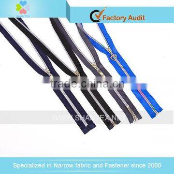 No.5 Silver Nylon Zipper