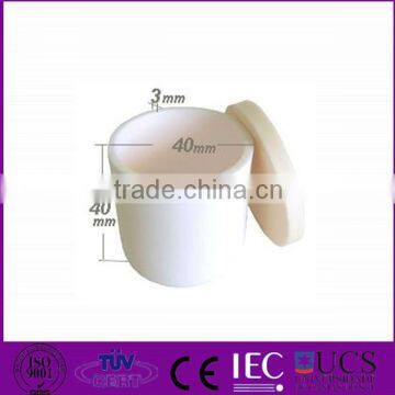 High Aluminum Ceramic Crucible High Temperature Ceramic Crucible