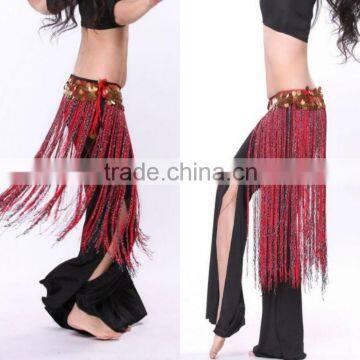 SWEGAL wholesale belly dance hip scarf,belly dance tassels waist belt,tribe style scraf SGBDJ13009