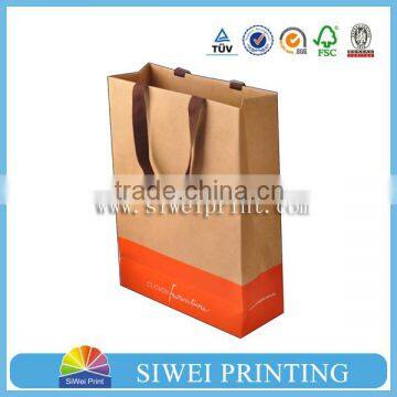 Customized Craft Paper Bag With Your Logo Printed With Handle in Packagings photo-3