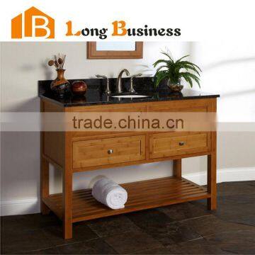 LB-JX2009 Solid bamboo bathroom furniture