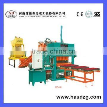 QT5-20 semi-automatic hydraulic brick machine hot in Kazakhstan,Russia