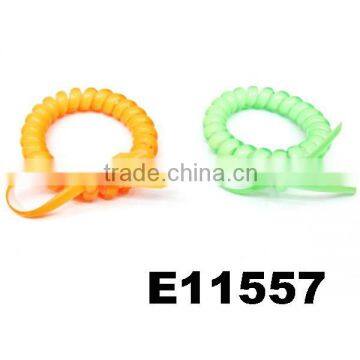 cute colored telephone wire hair band with hair bow