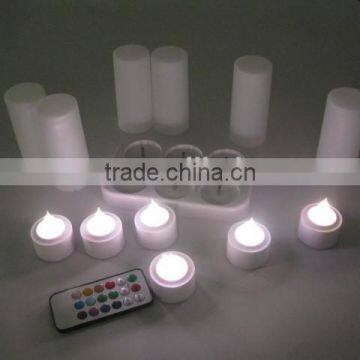 HOT SALE Rechargeable Led Multicolor Tealights With Cups photo-4