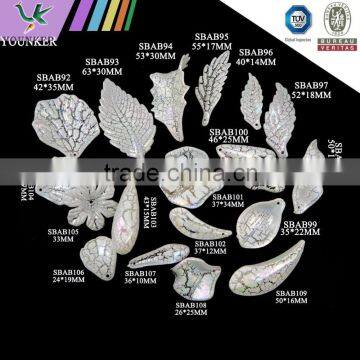 2015 Design Leaf Shape Acrylic Plastic Beads