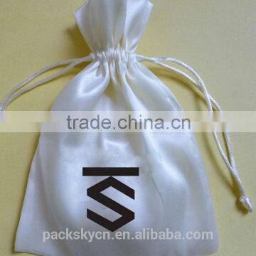 Large Foldable Drawstring Satin Shopping Bag for sale