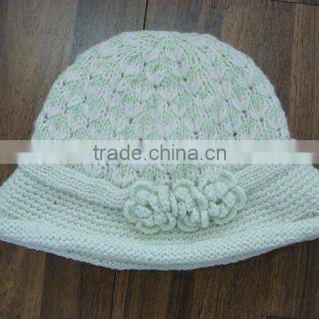 hand knitted beanie hat