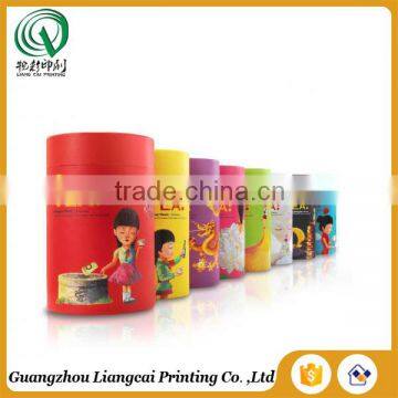 Cute Small Recycled Light Storage Paper Round Tea Box Round Tea Bag Box With Custom Logo photo-2