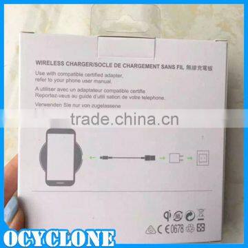 Smartphone Wireless Fast Charger Leather Case for Samsung Galaxy Note 5 photo-5