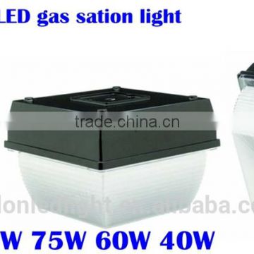 canopy led light 60w waterproof led lights 90w 60w 40w 75w DLC UL listed parking lot light