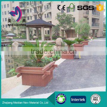 Less cracking Dampproof wpc outdoor decking board