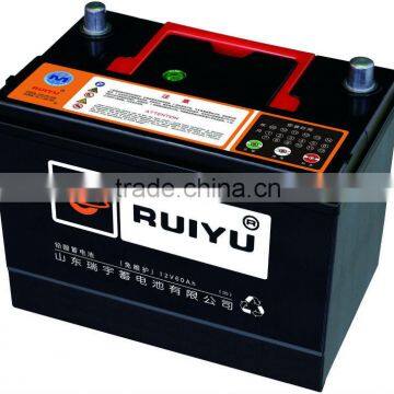 65Ah 75D26L Maintenance Free Car Battery