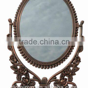 Standing mirror,vintage style table mirror,beautiful ornate mirror