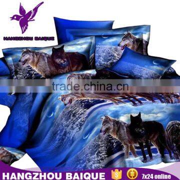 Home Textile Animal 3D Wolf Printing Bedding Sets