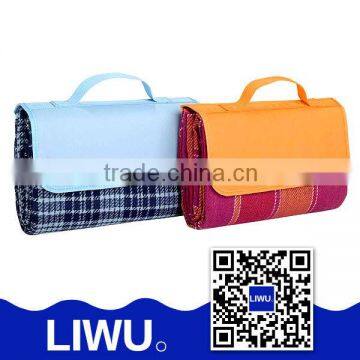 2015 new style good quatity folding picnic blanket outdoor plastic disposable waterproof mat pp