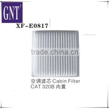 excavator cabin filter for E320B E320D built-in