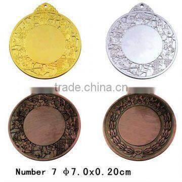 Cheap Antique Looking Blank Sports Medal For Sports Meeting