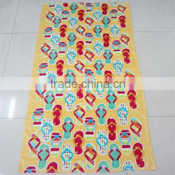 2016 Top Sale Slipper Printed Casual Beach Towel Play Time Printed Towel photo-2