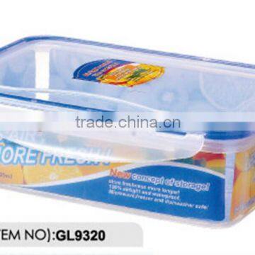 1500ml rectangle lock clip food container GL9320