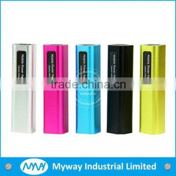 easy carrry beatiful mobile power charger / cell phone power bank 2600mah for iphone