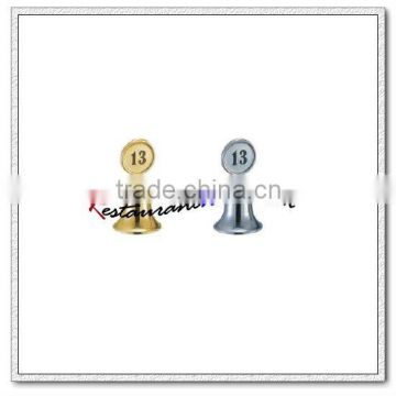 T236 Stainless Steel Bell Shape Table Number Stand