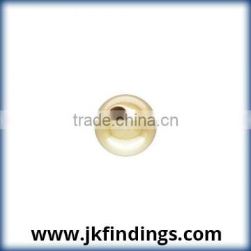 1/20 14K Gold Filled Jewelry Findings 2.5mm Bead 1.1mm Hole