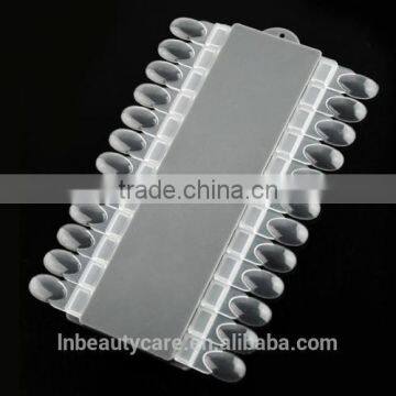 24 Clear Removable Nail Polish Palette Color Chart Display Art Tip photo-5