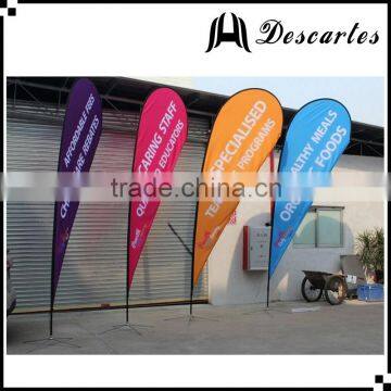 Australia 3m height decorative flying banners,teardrop beach flags for sale