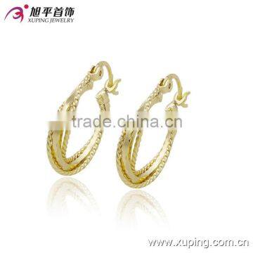 fancy gifts for girls beauty china factory sale self piercing hoop earrings